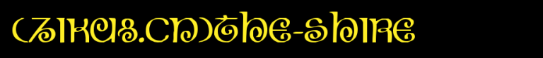 The-Shire.ttf类型，T字母英文