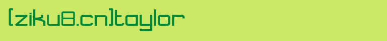 taylor.ttf类型，T字母英文